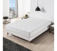 Ensemble matelas sommier HYVYYS 140 x 190 - Ferme - 23 cm - 550 ressorts - DEKO DREAM