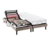 Ensemble matelas+sommier relaxation électrique - COMFORT Samba - 2x80x200 cm - Matelas mousse G