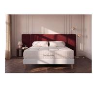 Ensemble matelas a memoire de forme maxi epaisseur Balmoral 160x200 sommier KIT blanc