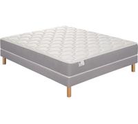 Ensemble Matelas Sommier Simmons 140 x 190 cm, Ressorts Ensachés Fullspring, Hauteur 22 cm, Fabriqué en France