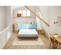 Ensemble matelas + sommier trame marron 120 x 190 cm - Bultex ensemble efficient