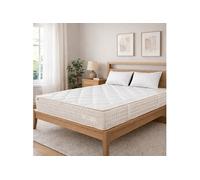 Ensemble Matelas Sublime mousse 20cm ferme 140x190cm 2 places réversible + oreiller