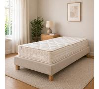Ensemble matelas Sublime, sommier beige