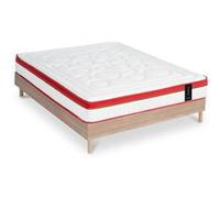 Ensemble Matelas SUPREME et Sommier SÉLÉNA - Accueil ferme, soutien ferme - 180x200 cm G