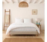 Ensemble matelas Thermotec, sommier beige, oreiller et couette