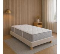 Ensemble matelas Zen, sommier beige