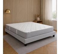 Ensemble matelas Zen, sommier gris