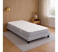 Ensemble matelas Zen, sommier gris
