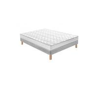 Ensemble Mawi Mousse 25 kg/m3 + Sommier Base Ferme 160x200 avec 2 sommiers
