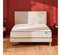 Ensemble Merinos Beauty Bed - 560 Ressorts ensachés + Sommier Confort Ferme 160x200