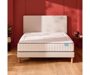 Ensemble Merinos Beauty Bed - 560 Ressorts ensachés + Sommier Confort Ferme 90x190
