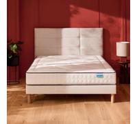 Ensemble Merinos Full Bed - 651 Ressorts ensachés + Sommier Confort Ferme 180x200 - Double Sommier