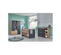arthur berndt Babymöbel Set Alessio 3-pièces armoire lit bébé commode à langer