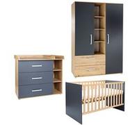 arthur berndt Babymöbel Set Alessio 3-pièces armoire lit bébé commode à langer