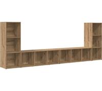 Ensemble meuble TV 4 pcs Chêne artisanal 37 x 35 x 107 cm