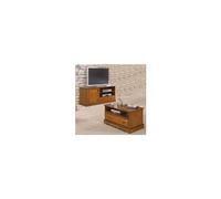Ensemble Meuble TV et Table basse Plaqués Merisier
