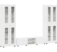 Ensemble meuble TV FLORIN 3 pcs Blanc Bois d'ingénierie