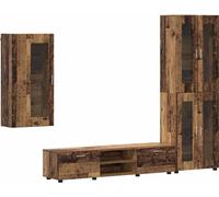 Ensemble meuble TV FLORIN 3 pcs Bois ancien Bois d'ingénierie