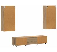 Ensemble meuble TV FLORIN 3 pcs Chêne artisanal