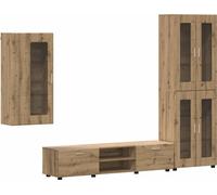 Ensemble meuble TV FLORIN 3 pcs Chêne artisanal