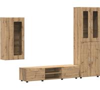 Ensemble meuble TV FLORIN 3 pcs Chêne artisanal