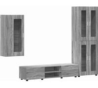 Ensemble meuble TV FLORIN 3 pcs Gris Sonoma Bois d'ingénierie
