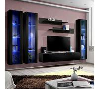 Ensemble Meuble TV Mural Fly C2 310cm Noir