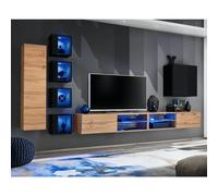 Ensemble Meuble TV Switch XXVI 320cm Naturel & Noir
