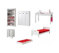 Ensemble meubles Amori lit gigogne avec grande armoire