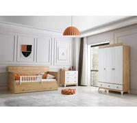 Ensemble moderne 3 pièces comprenant un lit, une armoire et une commode Élégant et raffiné