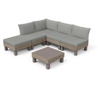 Ensemble modulaire Keter Elements, couleur bois de frêne, pour 5 éléments