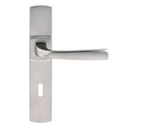 Ensemble muze ASSA ABLOY entraxe 195 clé L chrome velours - 86442