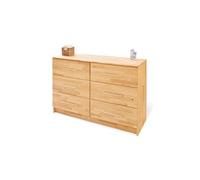 Pinolino Ensemble bébé Natura 2 pièces – lit évolutif et commode à langer extra large Beige