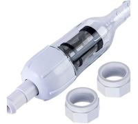 Ensemble nettoyeur de piscine 48-080 avec 2 écrous de tuyau d'entrée D15 de rechange, compatible avec le filtre en ligne Zodiac Po