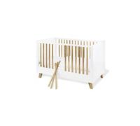 Ensemble Pan 2 pièces lit de bébé évolutif commode à langer extra large