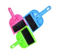 Ensemble Pelle et Balayette pour Nettoyage de Cages, Portable, Réutilisable | Plastique, Conçu pour Petits Espaces et Coins Difficiles, Adapté aux Hamsters, Chats, Lapins, Cobayes, Hérissons et Reptiles