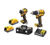 Ensemble perceuse-visseuse 18V - DeWalt - DCD800 - DCF850 - 2x 1.7AH - Couple 90 Nm - Couple max 208 Nm - 3 vitesses