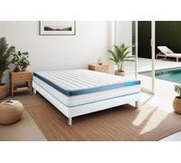 Ensemble PERFORM 160x200 Mousse a memoire de forme ProfiZone 5 zones Ultra epaisseur