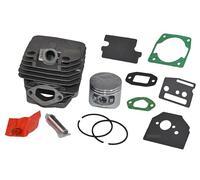 Ensemble piston et cylindre 45 mm compatible avec tronçonneuse Scheppach CSP 53-45, BKS 5300- PRO