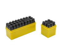 Ensemble Poinçonnage Métal 36 Poinçons A-Z Chiffres, Acier Carbone 12,5 mm | HRC48-52, lettrage métal, marquage bijoux, bois, cuir, aluminium, laiton, cuivre, 2 boîtes de rangement, atelier bricolage