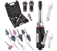 Ensemble ponceuse droite pneumatique en coffret plastique + ttes Technic AT-7032LBK