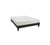 OLYMPE LITERIE - Ensemble POSEIDON 180x200 cm - Matelas Mémoire de forme + Sommier Bois G
