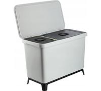 Ensemble poubelles - Poubelle suspendue - Pour le tri des déchets et le recyclage - 10 l + 23 l - 2 pièces