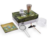 Ensemble pour la cérémonie du thé japonaise - bol à matcha et ensemble de fouets
