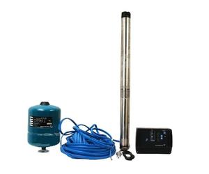 Ensemble pour le maintien de la pression constante Grundfos SQE 3-105 + câble de 80 m (96524508)