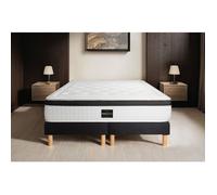 Ensemble Privilège 180x200 Mémoire de forme 5 zones double sommier