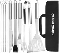 Ensemble professionnel de 9 accessoires pour barbecue, idéal pour la cuisine en plein air