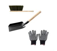 Ensemble Ramonage Poêle Granulés Outils Robustes | en fer pour robuste, brosse pour durable, gants épais, nettoyage rapide, résistant haute température