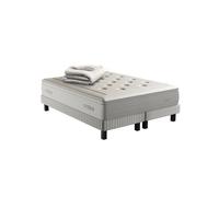 Ensemble REFLEXION 2x90x200 matelas H33 ressort ensachés, ferme, 2 sommier + COUETTE