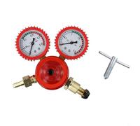 Ensemble régulateur de gaz, pour oxygène, acétylène propane, valve de réduction de pression en laiton avec design résistant aux chocs et jauge de soudure, plage 0-25 MPa, entrée G5/8, valve de